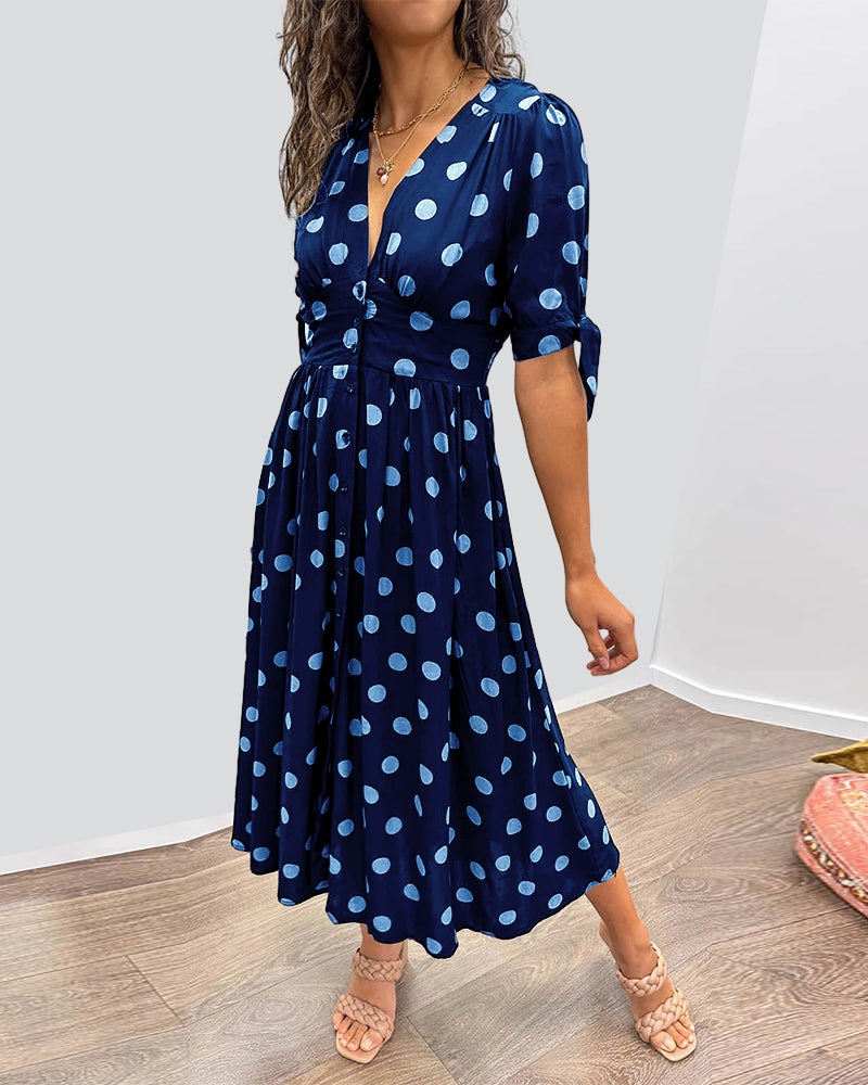 Cerina™ The Timeless Dot Dress