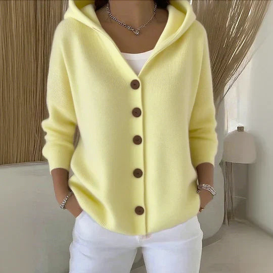 Agatha™ Button Hooded Cardigan