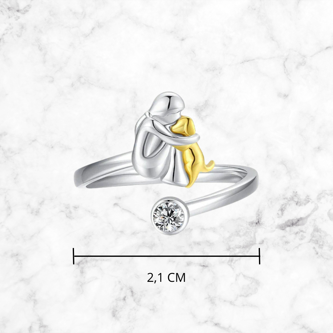 Poppy | Ring with Dog Icon