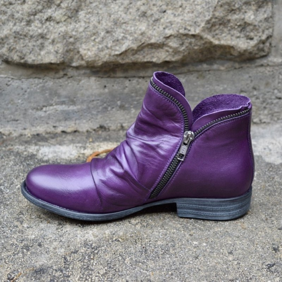 Maren™ | Zip-Up Ankle Boots