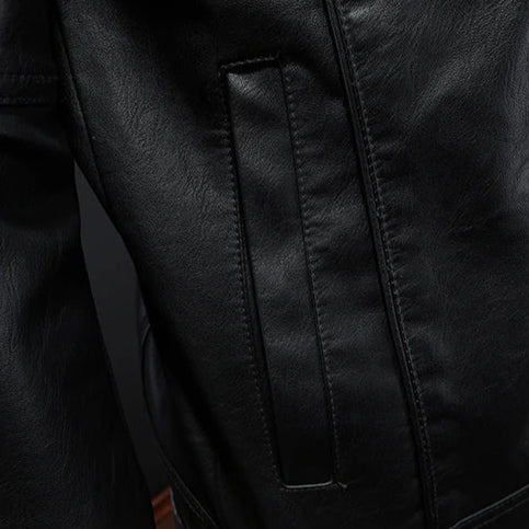 Liam | Classic Men’s Faux Leather Jacket