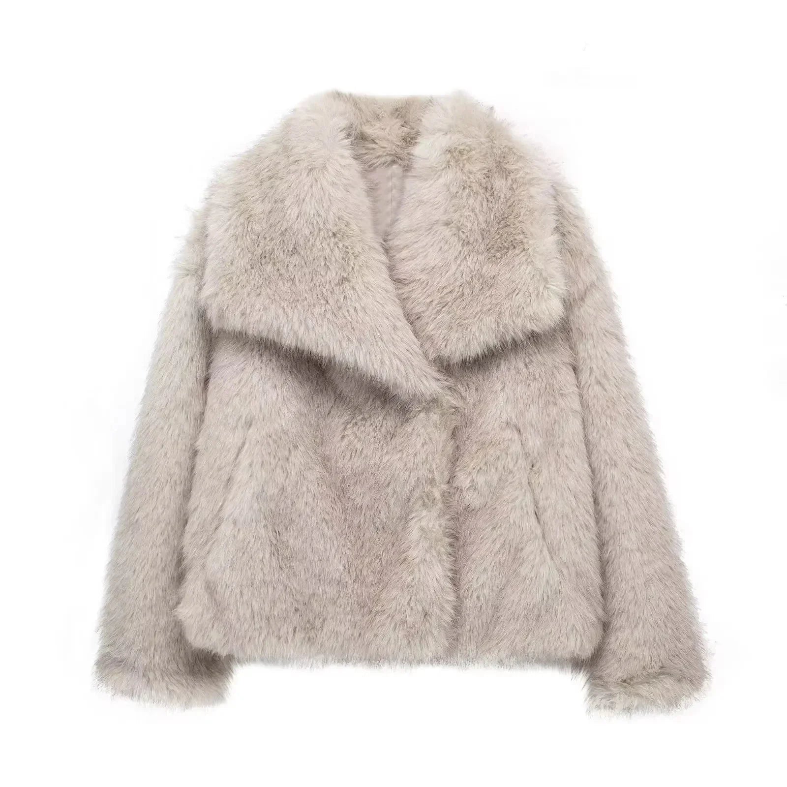 Nova™ | Cropped Fur-Style Coat