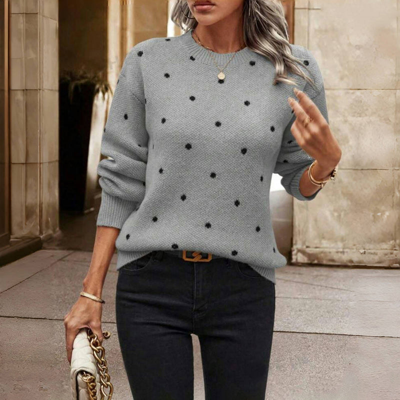 Ella™ - Polka Dot Knitted Sweater