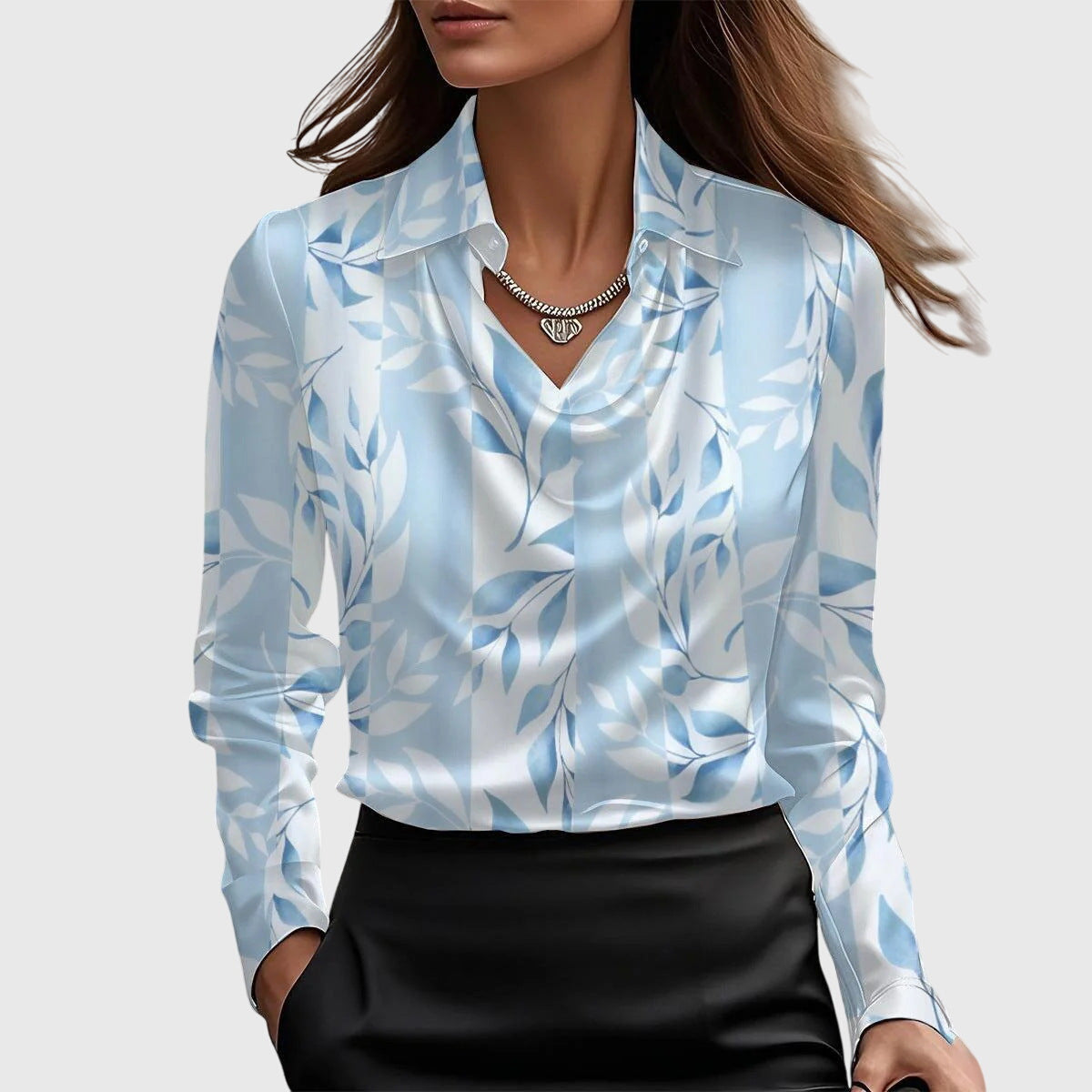 Veylan™ Luxe Silk Blouse