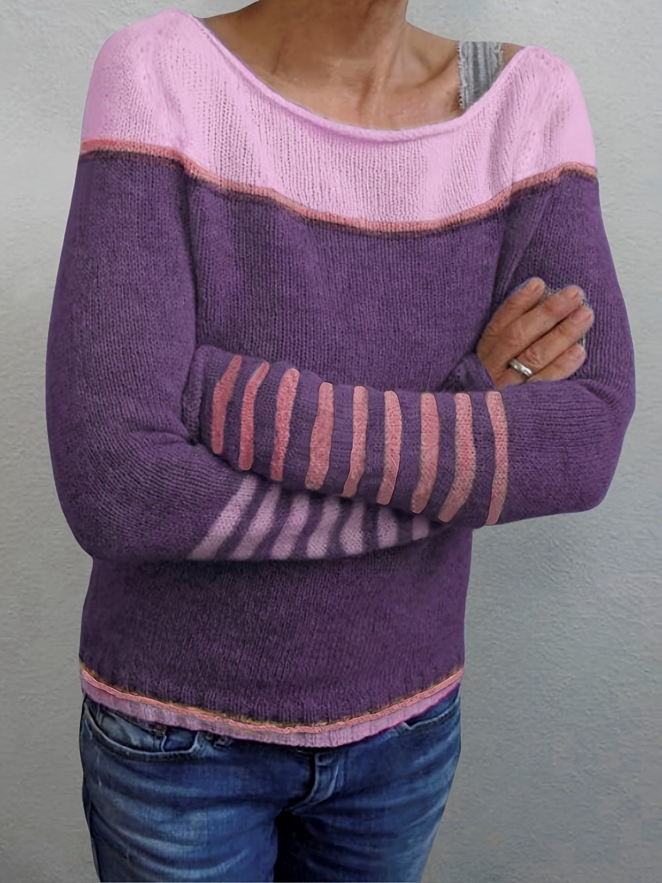 Myrabel™ Gentle Stripes Sweater