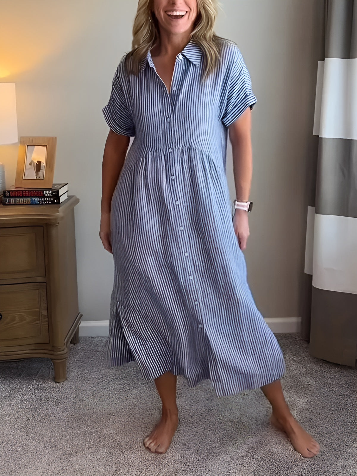 Elowis™ Breeze Shirt Dress