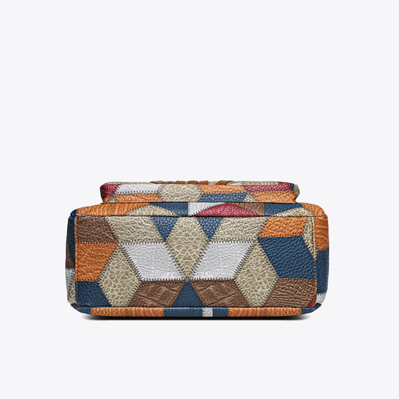 Elin™ Vintage Patchwork Shoulder Bag