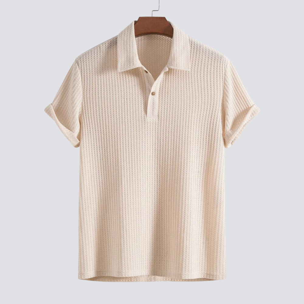 Niall™ Textured Smart Polo
