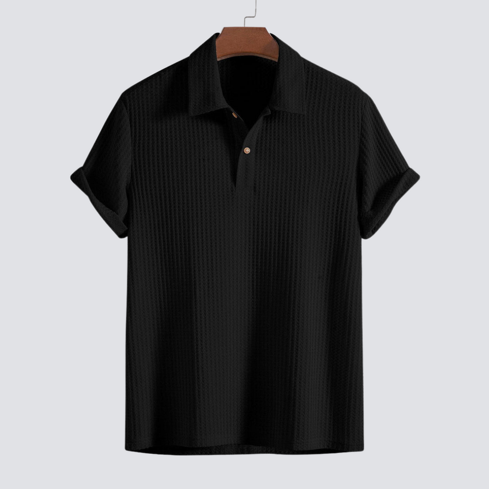 Niall™ Textured Smart Polo