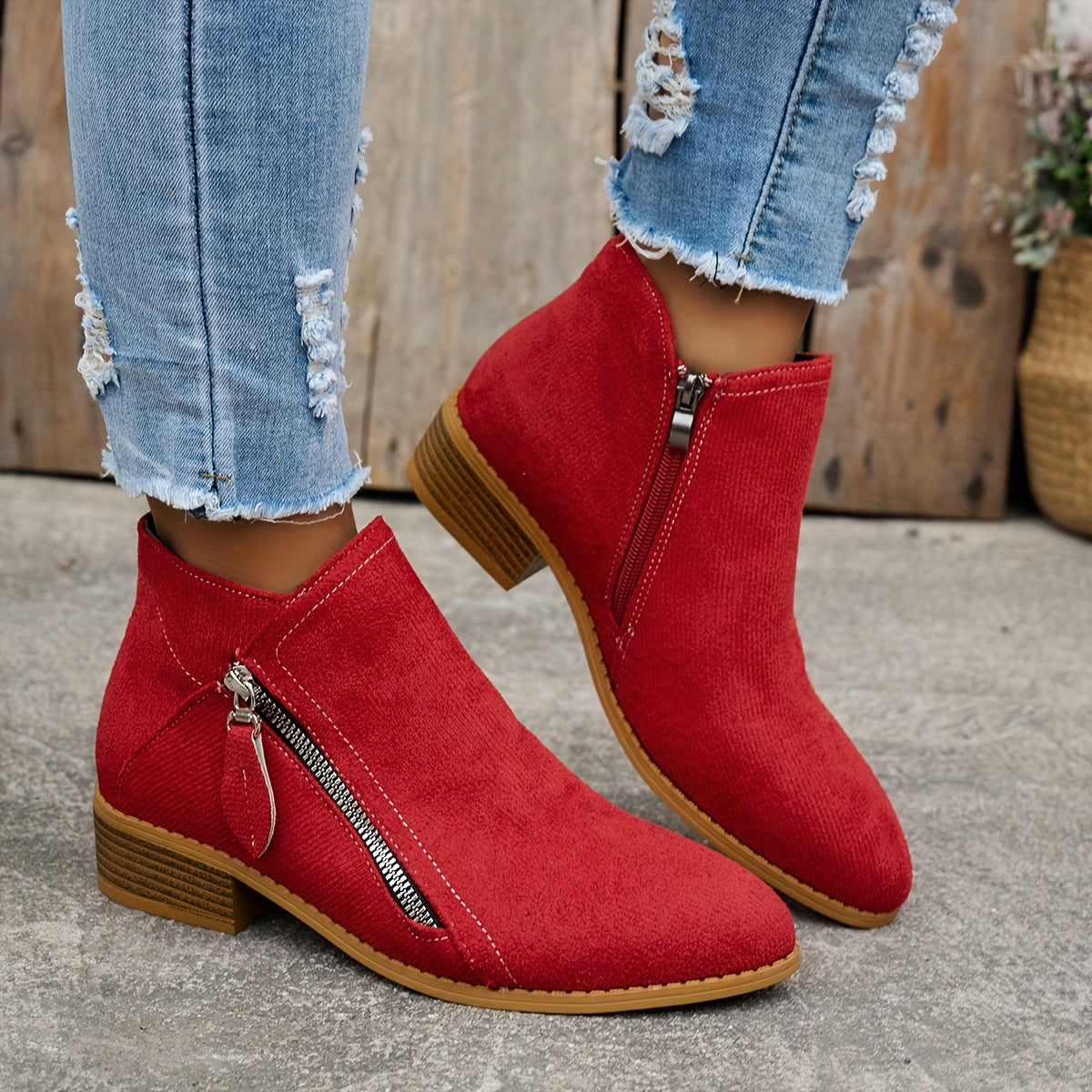 Clarissa™ Zip Ankle Boots