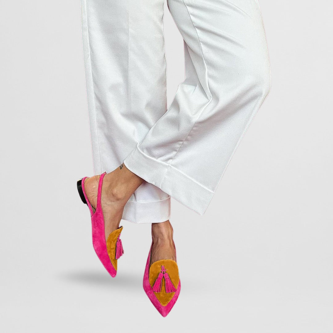 Cara™ | Elegant Comfort Flats with Tassels
