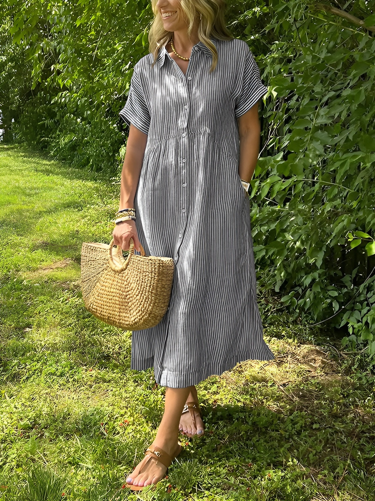 Elowis™ Breeze Shirt Dress