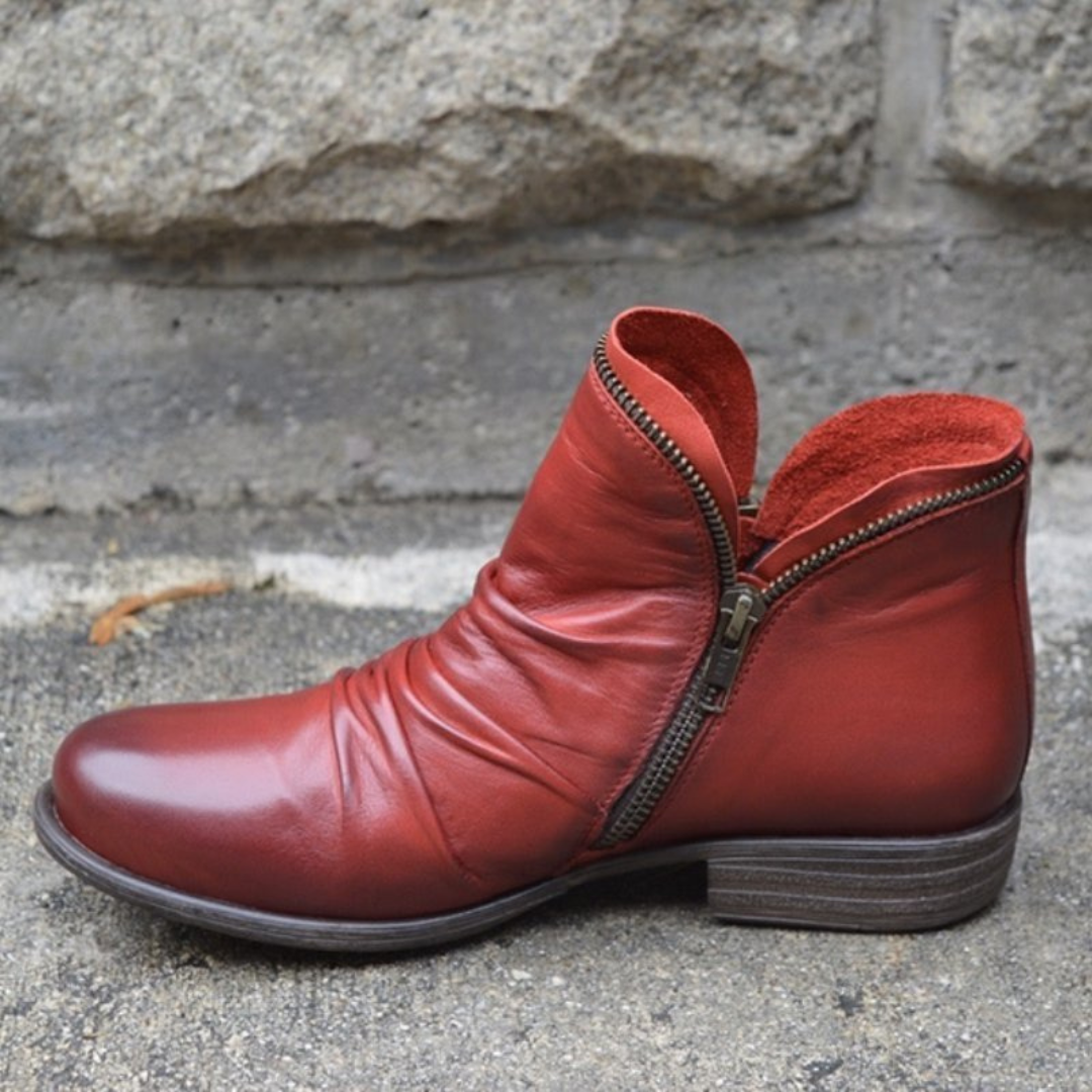 Maren™ | Zip-Up Ankle Boots