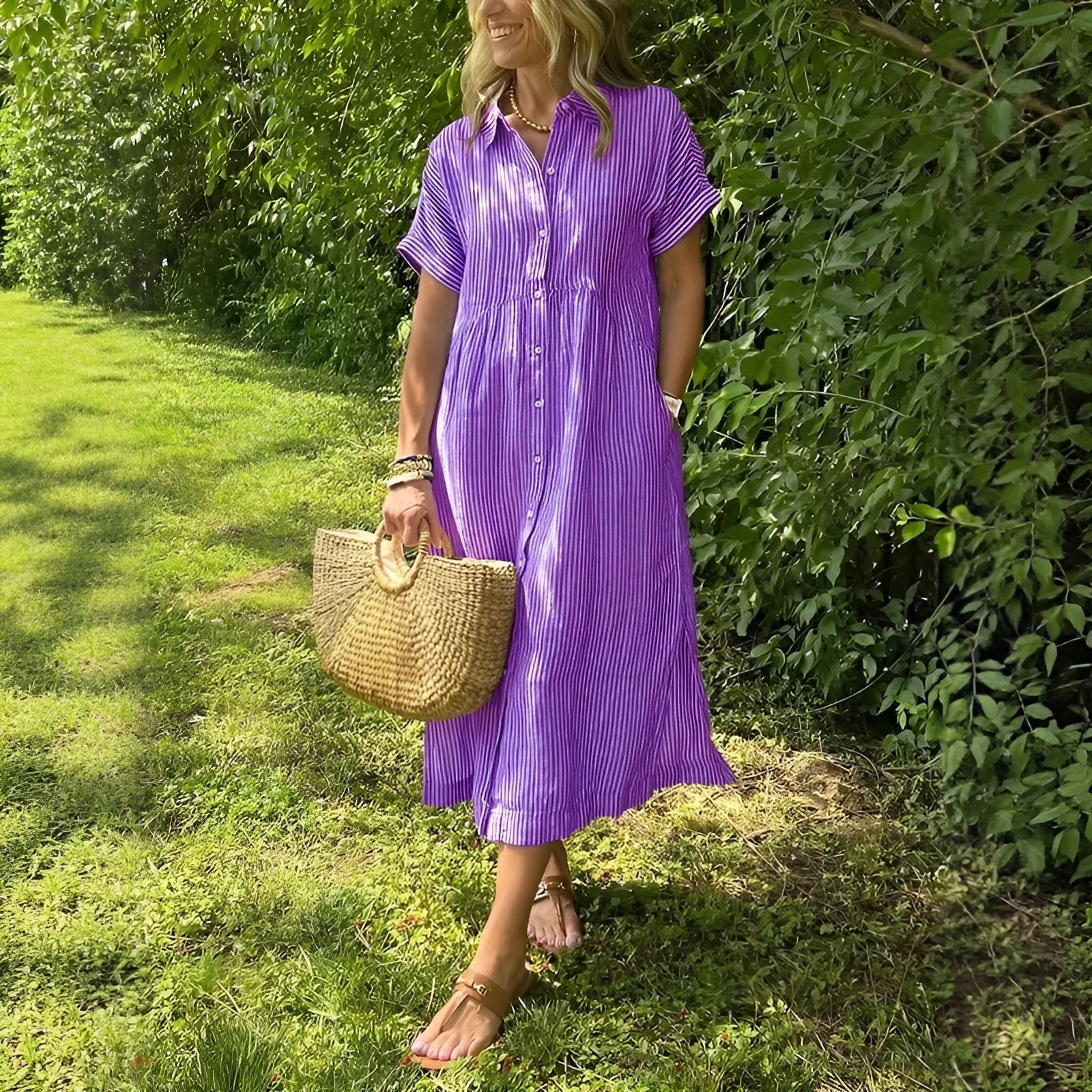 Elowis™ Breeze Shirt Dress