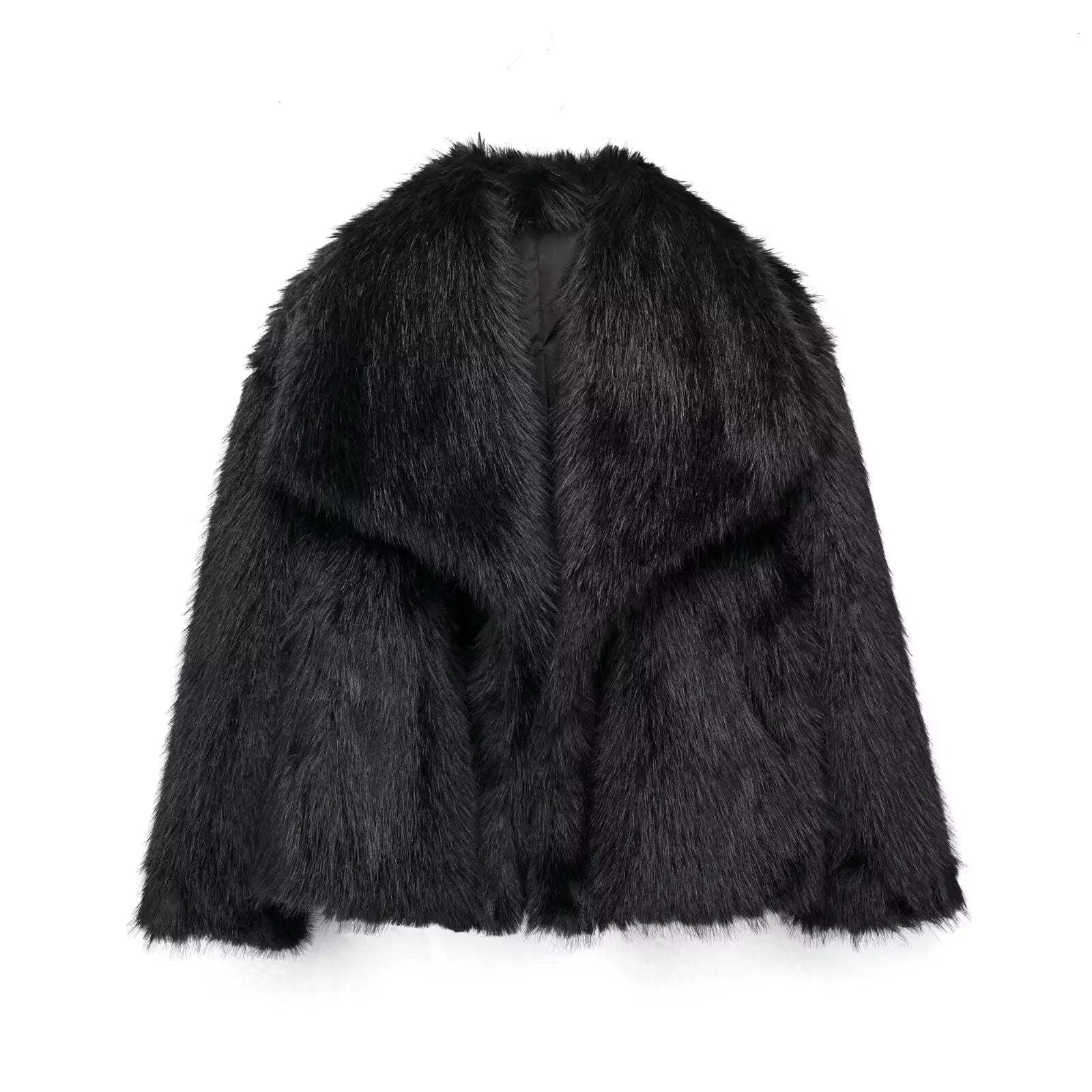 Nova™ | Cropped Fur-Style Coat