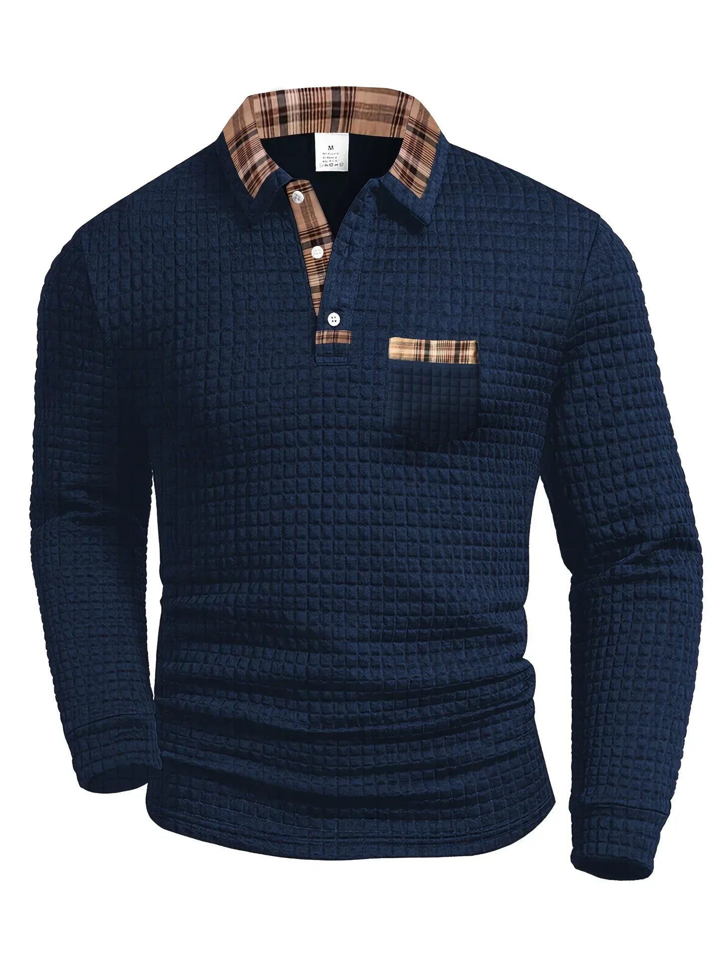 Sutton™ Textured Long Sleeve Polo