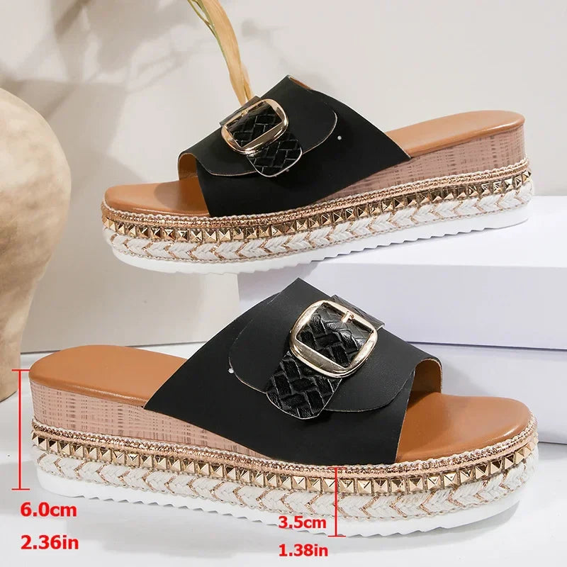 Tahlia™ SoftStep Espadrille Slides