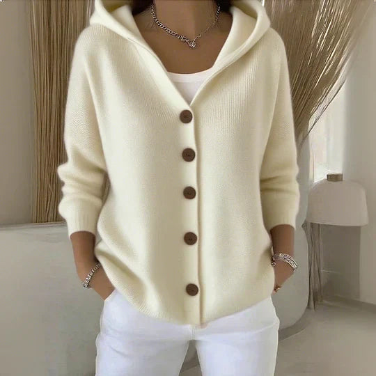 Agatha™ Button Hooded Cardigan