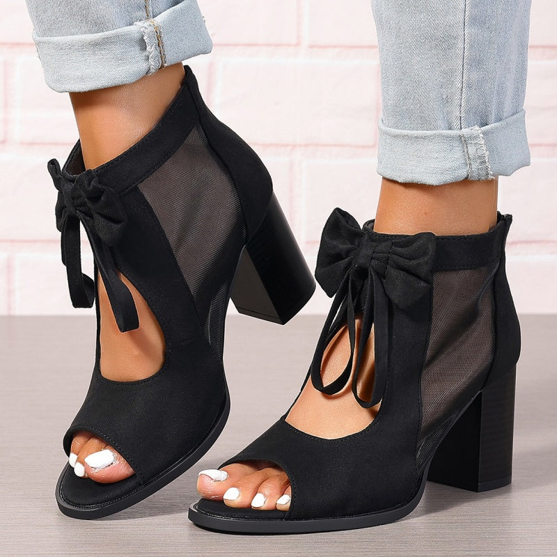 Junae™ GraceBow Peep-Toe Heels